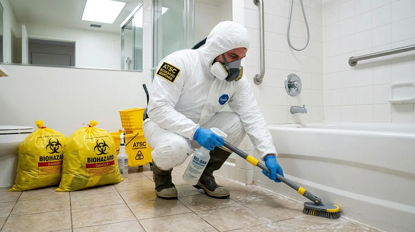 Decontamination equipment deployed for Blood Cleanup in Barnhart